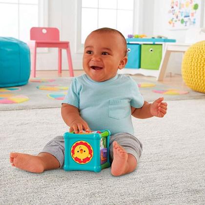 Imagem de Brinquedo Educativo Cubo Animaizinhos Divertido Fisher Price