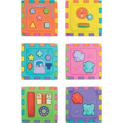Imagem de Brinquedo Educativo Cubo Didático Grande Solapa - Mercotoys
