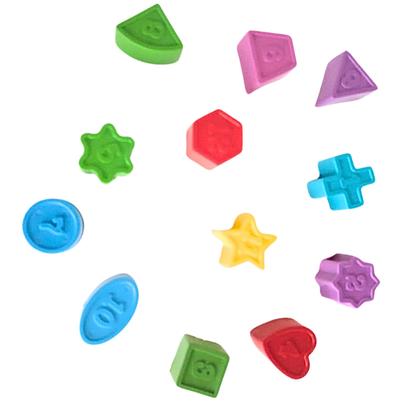 Imagem de Brinquedo Educativo De Encaixar Para Bebe Relogio Didatico Com Formas Geometricas