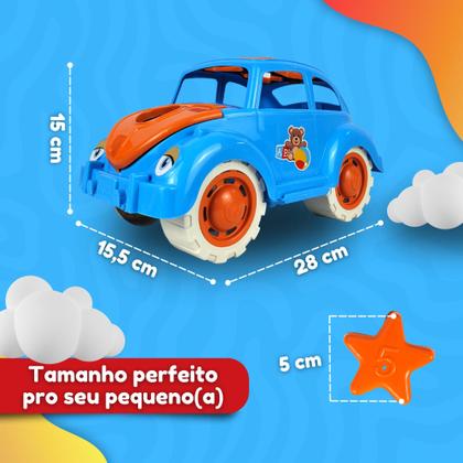 Imagem de Brinquedo Educativo Didático Presente Menino Menina Carrinho