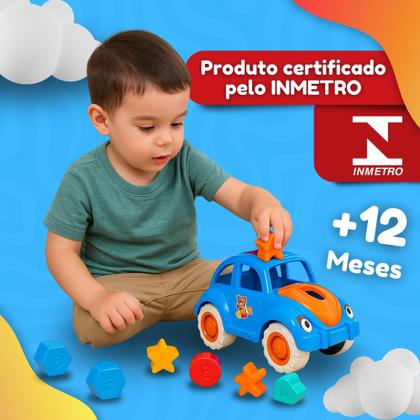 Imagem de Brinquedo Educativo Didático Presente Menino Menina Carrinho