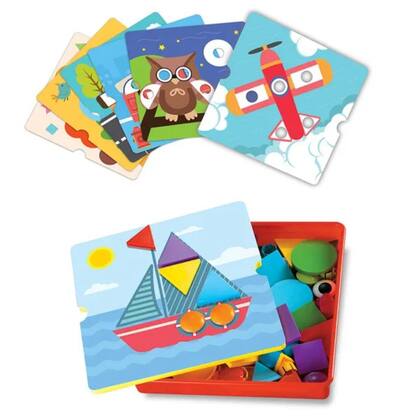 Imagem de Brinquedo Educativo Follow Shapes 12 Desenhos + 24 Formas EducaPlay - Polibrinq