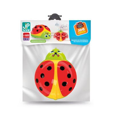 Imagem de Brinquedo Educativo Joaninha Interativa com Rodinhas  Desenvolve Coordenação Motora e Raciocínio  Para Crianças a partir de 1 Ano e 6 Meses