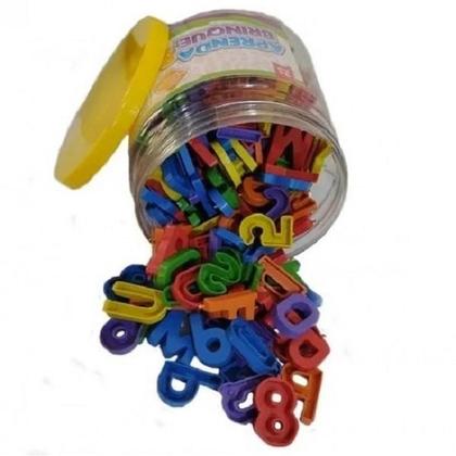 Imagem de Brinquedo Educativo Jogo Pedagógico - Jogo 200 Peças Letras