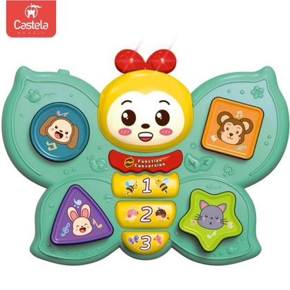 Imagem de Brinquedo Educativo Musical Borboleta Divertida - Castela