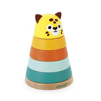 Imagem de Brinquedo Educativo Onça de Empilhar - Janod