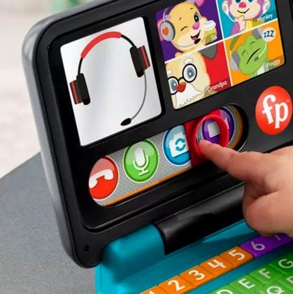 Imagem de Brinquedo Educativo Para Bebê Laptop De Aprendizagem - Emite Sons - Aprender E Brincar - Fisher Price