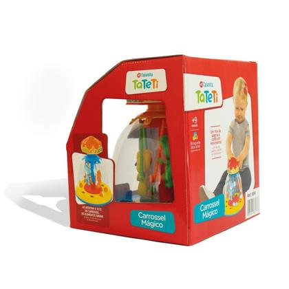 Imagem de Brinquedo Educativo Para Bebês Carrossel Mágico - Tateti 899
