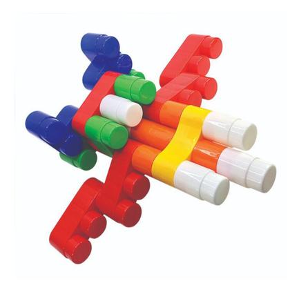 Imagem de Brinquedo Educativo Para Crianças Blocos de Montar 32 Peças