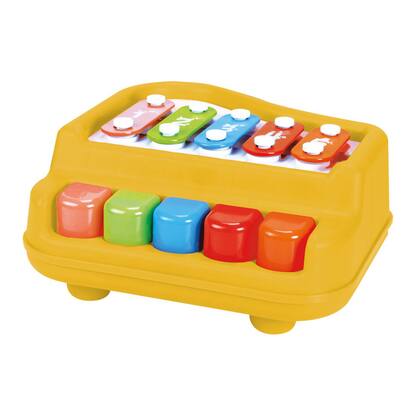 Imagem de Brinquedo Educativo Piano Xilofone Baby 5 Notas DMTOYS - DMB5802