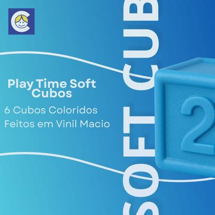 Imagem de Brinquedo Educativo Play Time Soft Cubos Vinil - Cotiplás