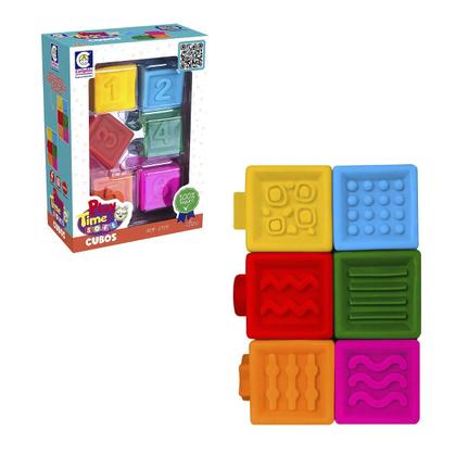 Imagem de Brinquedo Educativo Play Time Soft Cubos Vinil - Cotiplás