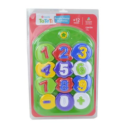 Imagem de Brinquedo Educativo Puzzle Mania Números Ta Te Ti - 0219