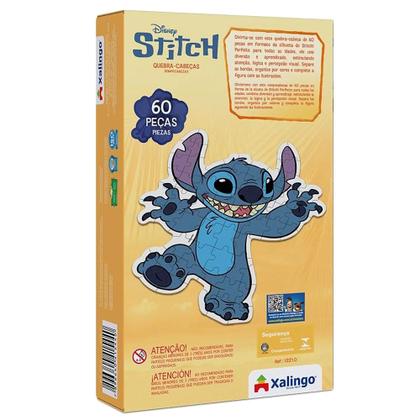 Imagem de Brinquedo Educativo Quebra Cabeça Lilo Stitch 60pçs Original