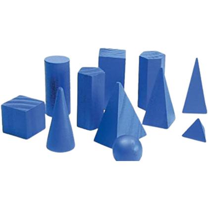 Imagem de Brinquedo Educativo Sólidos Geométricos em Madeira