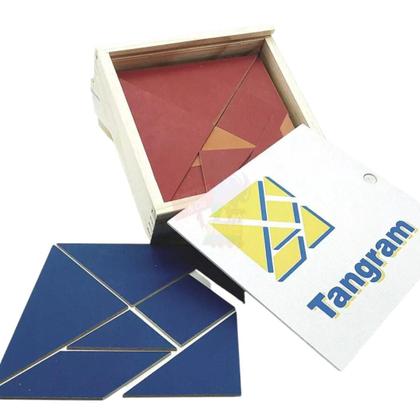 Imagem de Brinquedo Educativo Tangram 10 Jogos com 70 Peças Formas Imaginação