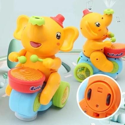 Imagem de Brinquedo Elefante Equilibrista Com Luzes Divertidas E Sons Interativos + 2 Bolinhas