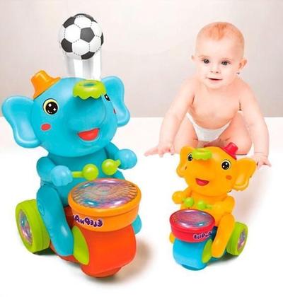 Imagem de Brinquedo Elefantinho Com Luzes, Sons E Bola - Infantil