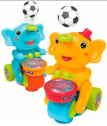 Imagem de Brinquedo Elefantinho Equilibra no Ar com Bola e Luzes