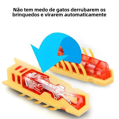 Imagem de Brinquedo Elétrico Automático de Catnip para Gatos - Mini Robô com Vibração