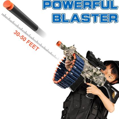 Imagem de Brinquedo elétrico automático JakMean Toy com 100 dardos de espuma