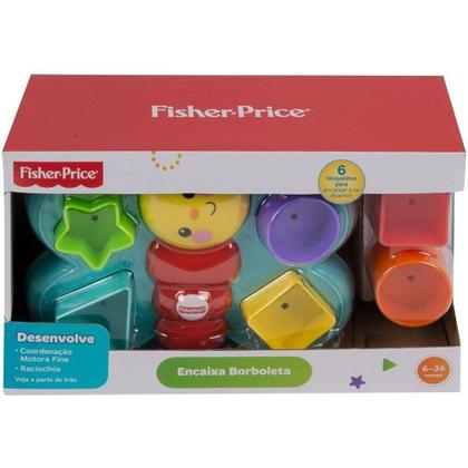 Imagem de Brinquedo Encaixa Borboleta Fisher-Price Colorido