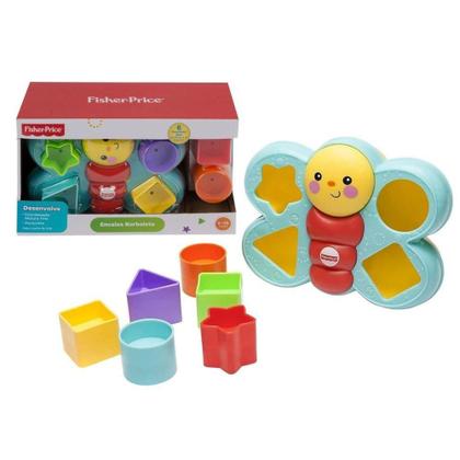 Imagem de Brinquedo Encaixa Borboleta Fisher-Price Colorido