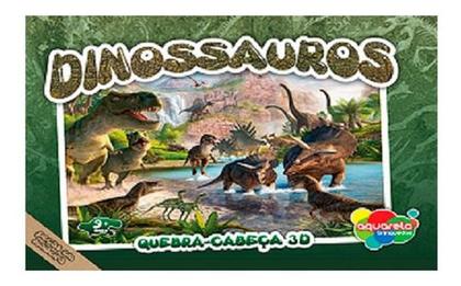 Imagem de Brinquedo Encaixar Montar Dinossauro Rex Mundo Dino 3d 27pçs