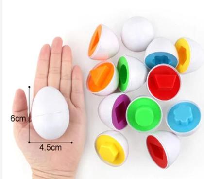 Imagem de Brinquedo Encaixe de Ovos Cores e Formas Educativo