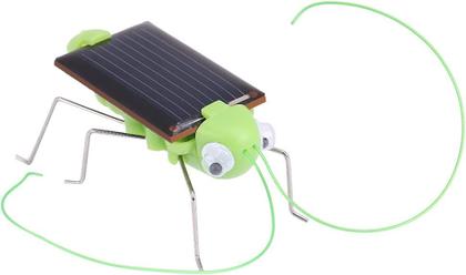 Imagem de Brinquedo engraçado gafanhoto solar, 1 peça brinquedo educativo gafanhoto movido a energia solar para crianças