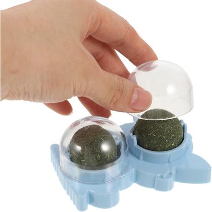 Imagem de Brinquedo Erva de Gato Pet Interativo Natural Catnip Animal de Estimacao Chao Parede