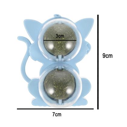 Imagem de Brinquedo Erva de Gato Pet Interativo Natural Catnip Animal de Estimacao Chao Parede