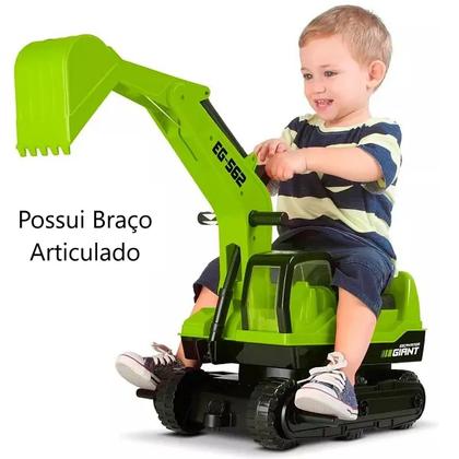 Imagem de Brinquedo Escavadeira Infantil Gigante Escavator + Carros