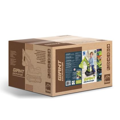 Imagem de Brinquedo Escavadeira Infantil Gigante Giant Escavator Pedal Laranja