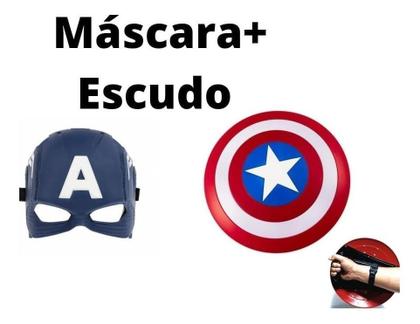 Imagem de Brinquedo Escudo Capitão América + Máscara Super Herois Top