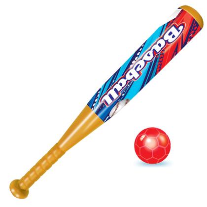 Imagem de Brinquedo Esportivo Infantil Kit Taco Bolinha Beisebol Para Crianças Jogo Ar Livre