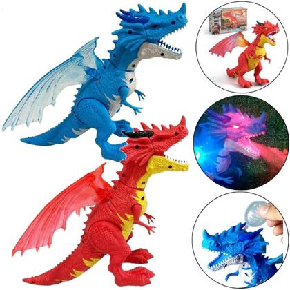 Imagem de Brinquedo Fantasia Medieval Dragão Com Luz Presente Dia Das Crianças Entrega Expressa