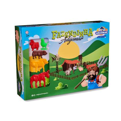 Imagem de Brinquedo Fazendinha Para Montar Com Animais E Acessórios 260 - Adijomar