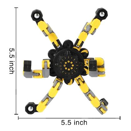 Imagem de Brinquedo Fidget Spinners JYXT Robot Spinner DIY para alívio de estresse, pacote com 16 unidades