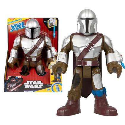 Imagem de Brinquedo Figura de Ação Star Wars Mandalorian XXL Articulado Para Crianças - Mattel