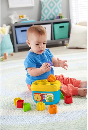Imagem de Brinquedo Fisher Price Balde Primeiros Blocos - Mattel FFC84
