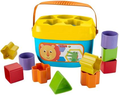 Imagem de Brinquedo Fisher Price Balde Primeiros Blocos - Mattel FFC84