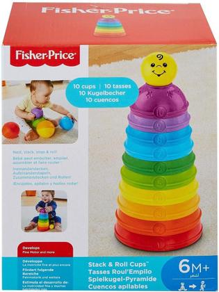 Imagem de Brinquedo Fisher Price Torre De Potinhos Coloridos - W4472