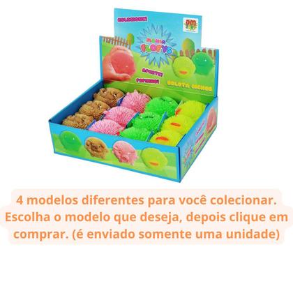 Imagem de Brinquedo Flofys Bolota Bichos Macios de apertar com luz Alivia ansiedade