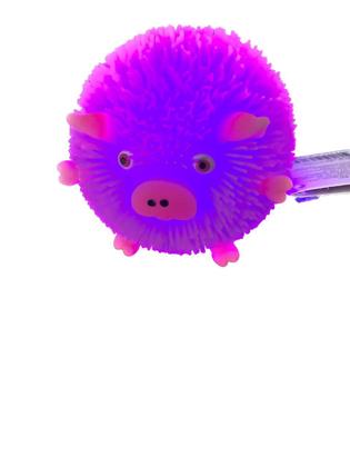 Imagem de Brinquedo Flofys Bolota Bichos Macios de apertar com luz Alivia ansiedade