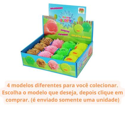 Imagem de Brinquedo Flofys Bolota Bichos Macios de apertar com luz Anti estresse