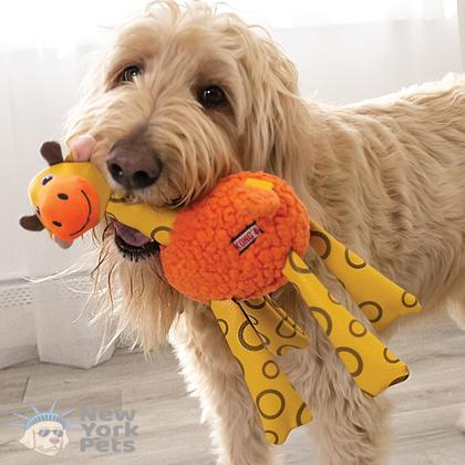 Imagem de Brinquedo Floofs Shakers Pelúcia Girafa Com Apito Para Cachorro Médio