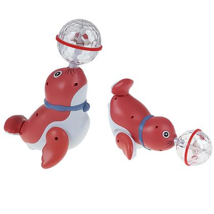 ルアー・フライ quiet funk DE-CA-DANCE TOY SUPER BIG Brinquedo Foca Dançarina com Luz e Som Art Brink Rosa ZB884