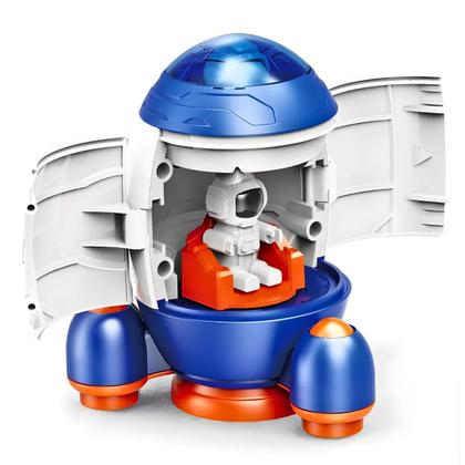 Imagem de Brinquedo Foguete Espacial Infantil com Astronauta Azul