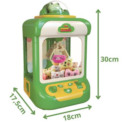 Imagem de Brinquedo Garra Máquina Diversão Pegar Bichinho Pelúcia Sapo